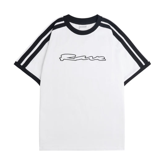 Shoulder Striped T-shirt