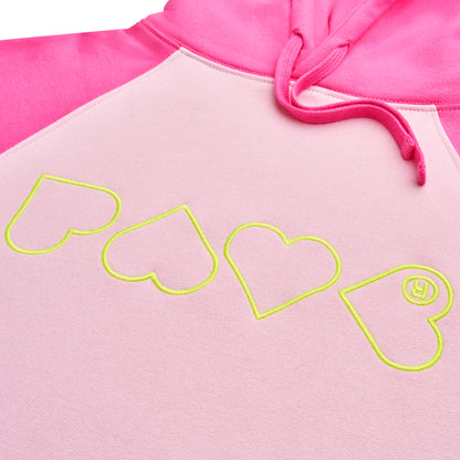 Contrast Raglan Hoodie