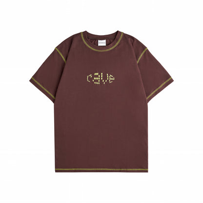 Contrast Stitching T-shirt